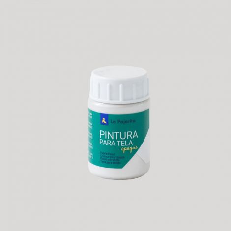 Farba do tkanin perłowa, biała, 35 ml